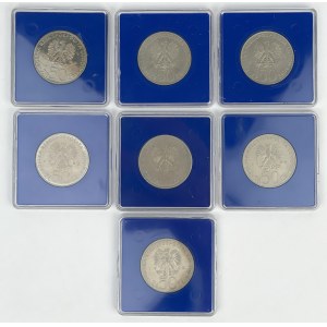 50 złotych 1979-1983 królowie Polski - zestaw (7szt)