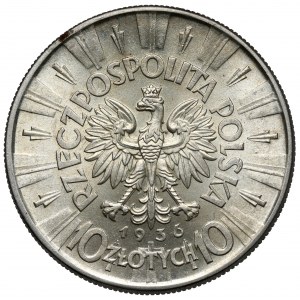 Piłsudski 10 złotych 1936