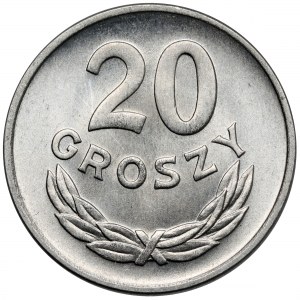 20 groszy 1957 - wąska data - rzadkie