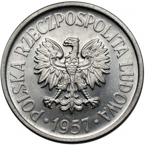 20 groszy 1957 - wąska data - rzadkie