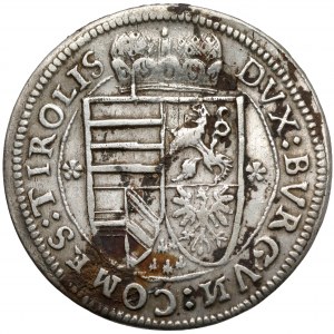 Austria, Leopold V, 10 krajcarów 1625, Hall - rozetki
