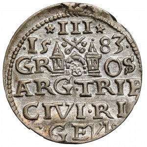 Stefan Batory, Trojak Ryga 1583