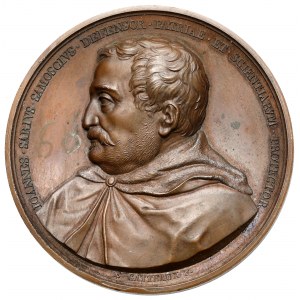 Medal Jan Zamoyski - przeniesienie Akademii 1822 - rzadki