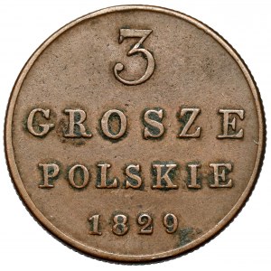 3 grosze polskie 1829 FH