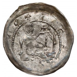 Śląsk, Henryk II Pobożny, Denar - Św. Wacław / Św. Wojciech