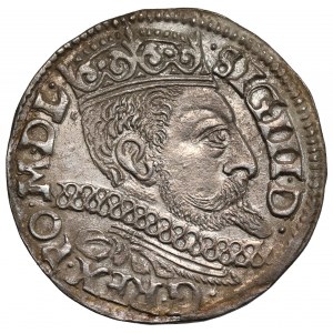 Zygmunt III Waza, Trojak Poznań 1597 - kwiat