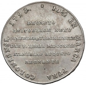 Poniatowski, Talar 1793 - TARGOWICA