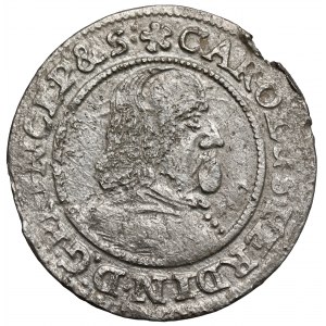 Karol Ferdynand Waza, 3 krajcary Opole 1654 - bardzo rzadki