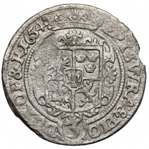 Karol Ferdynand Waza, 3 krajcary Opole 1654 - bardzo rzadki