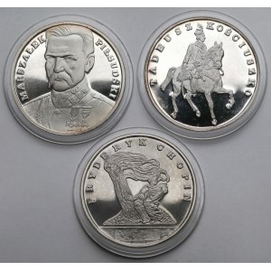 Mały Tryptyk 100.000 złotych 1990 - komplet (3szt)