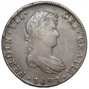 Meksyk, Ferdynand VII, 8 reali 1821 - Meksyk