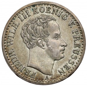 Prusy, Friedrich Wilhelm III, 1/6 talara 1823-A, Berlin