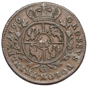Poniatowski, Trojak 1766-G, Kraków - drukowana