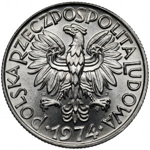 Rybak 5 złotych 1974