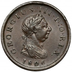 Wlk. Brytania, Jerzy III, Penny 1806