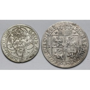 Jan II Kazimierz, Szóstak 1659 i Ort 1668 - zestaw (2szt)