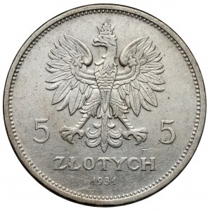 Nike 5 złotych 1931 - rzadki rok