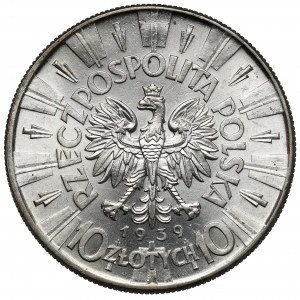 Piłsudski 10 złotych 1939