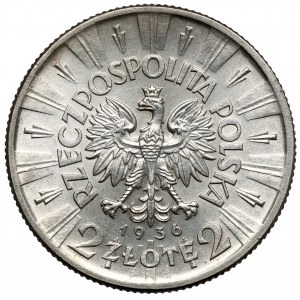 Piłsudski 2 złote 1936 - rzadki rok