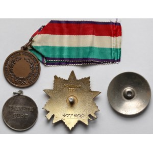 Włochy, Estonia i ZSRR, Odznaczenia - zestaw (3szt)