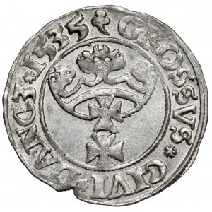 Zygmunt I Stary, Grosz Gdańsk 1535 - PIĘKNY