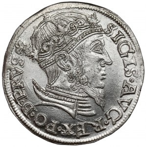 Zygmunt II August, Trojak Gdańsk 1557