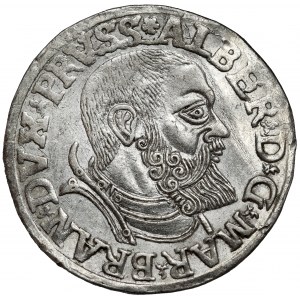 Prusy, Albrecht Hohenzollern, Trojak Królewiec 1538 - rzadki rok