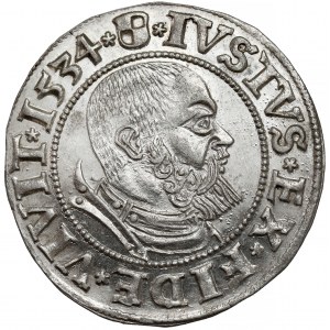 Prusy, Albrecht Hohenzollern, Grosz Królewiec 1534 - piękny