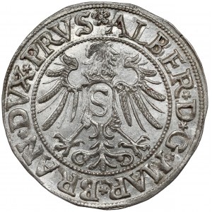 Prusy, Albrecht Hohenzollern, Grosz Królewiec 1534 - piękny