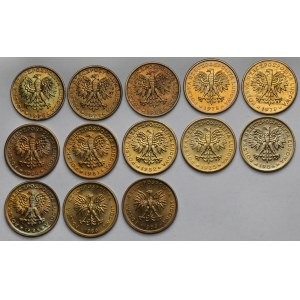 2 złote 1976-1988 - zestaw (13szt)
