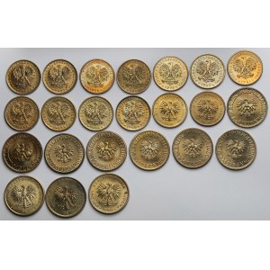2 i 5 złotych 1976-1988 - zestaw (23szt)