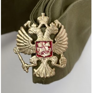 Niemcy, USA i ZSRR, Furażerki po 1945 i flagi - zestaw (9szt)