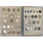 Monety Polskie 1949-1975 + klaser na II RP - zestaw