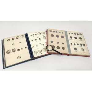 Monety Polskie 1949-1975 + klaser na II RP - zestaw