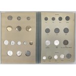 Monety Polskie 1949-1975 + klaser na II RP - zestaw