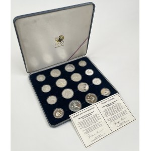 Korea, 5.000-10.000 won 1986-1988 - Olimpiada - zestaw (16szt)
