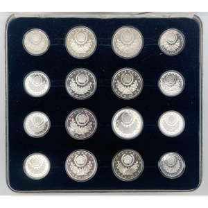 Korea, 5.000-10.000 won 1986-1988 - Olimpiada - zestaw (16szt)