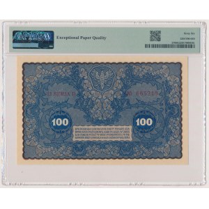 100 marek 1919 Sirpień - IJ Serja D (Mił.27c)