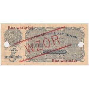 5.000.000 marek 1923 - WZÓR - A 1234500 / 6789000