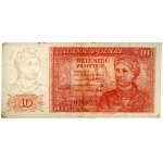 Londyn, 10 złotych 1939 - H - seria spoza puli - RZADKOŚĆ