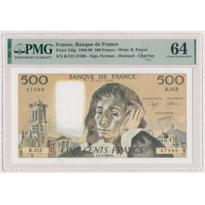 Francja, 500 Francs 1990