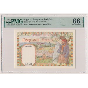 Algieria, 50 Francs 1944