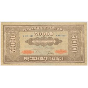 50.000 marek 1922 - X