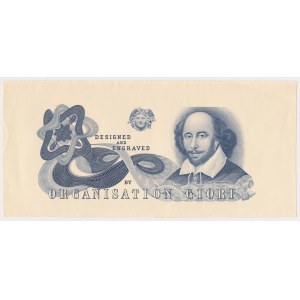 TestNote, GIORI - staloryt banknotu testowego W. Shakespeare