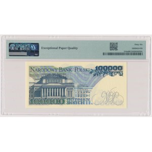 100.000 zł 1990 - AU - niski numer - 0000403