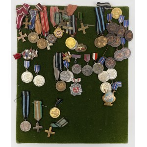 PRL, Miniatury odznaczeń - duży zestaw