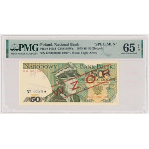 50 zł 1988 - WZÓR - GB 0000000 - No.0188