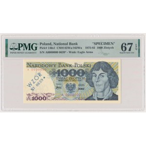 1.000 zł 1975 - WZÓR - A 0000000 - No.0639
