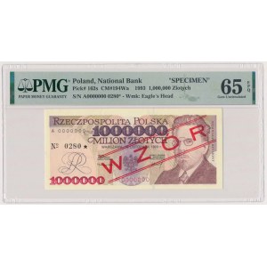 1 mln zł 1993 - WZÓR - A 0000000 - No.0280