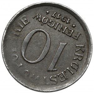 Królestwo Polskie, 10 fenigów 1917 - skrętka